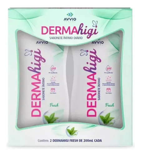 Kit Sabonete Íntimo Dermahigi Fresh 2x200ml
