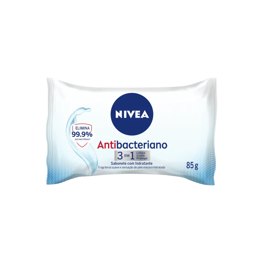 Sabonete NIVEA Antibacteriano 3em1 85G