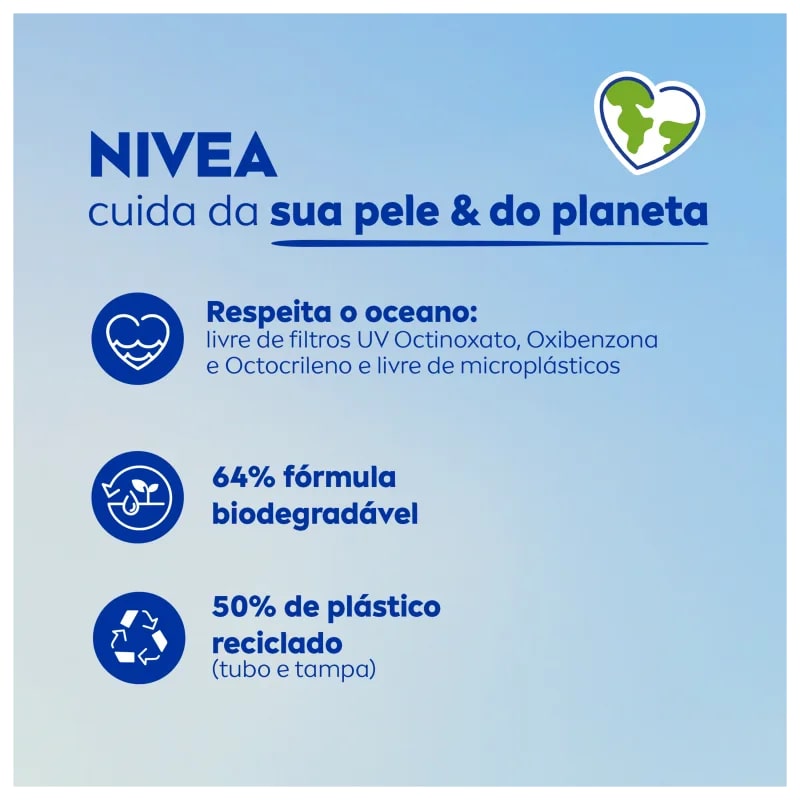 NIVEA Sun Protetor Facial Beauty Cor Media Fps60 50ML