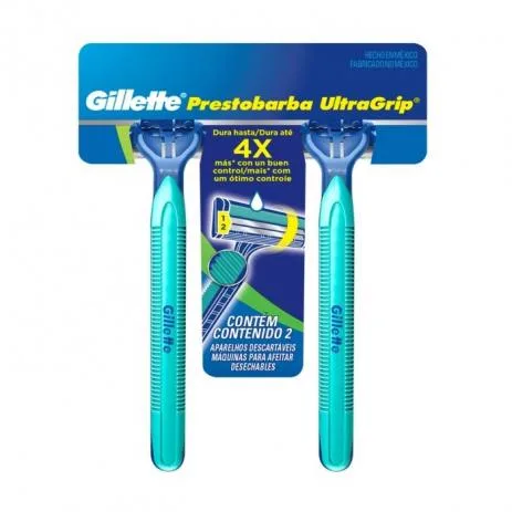 Aparelho Barbear Prestobarba Ultra Grip C/2 Un