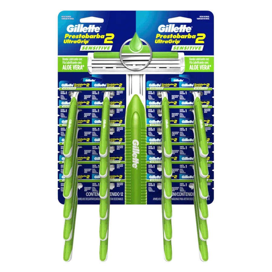 Aparelho Barbear Prestobarba Ultra Grip P Sens C/2un