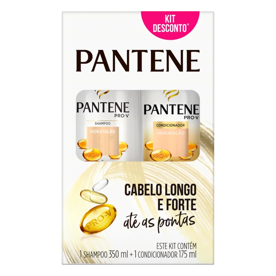 Kit Pantene Shampoo+condicionador Hidratação 350+175ml