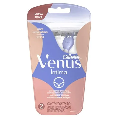 Aparelho Barbear Gillette Venus Intima 2und