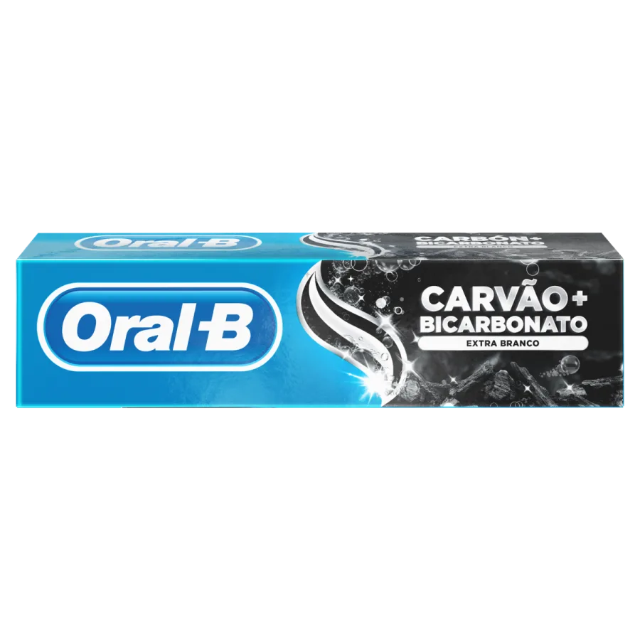 Creme Dental Oral B Carvao+bicarbonato 70G
