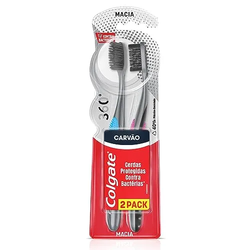 Escova Dental Colgate 360 Black 2x1