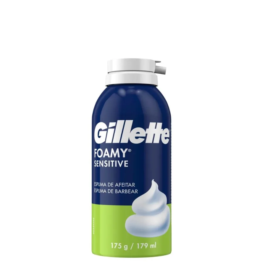 Espuma Barbear Gillette Foamy Pele Sensivel 170gr