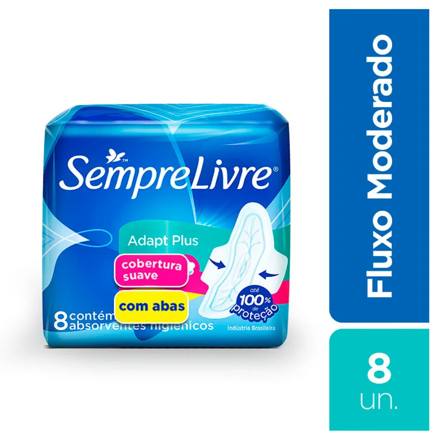 Abs Sempre Livre Adapt Plus Suave C/abas C/8und