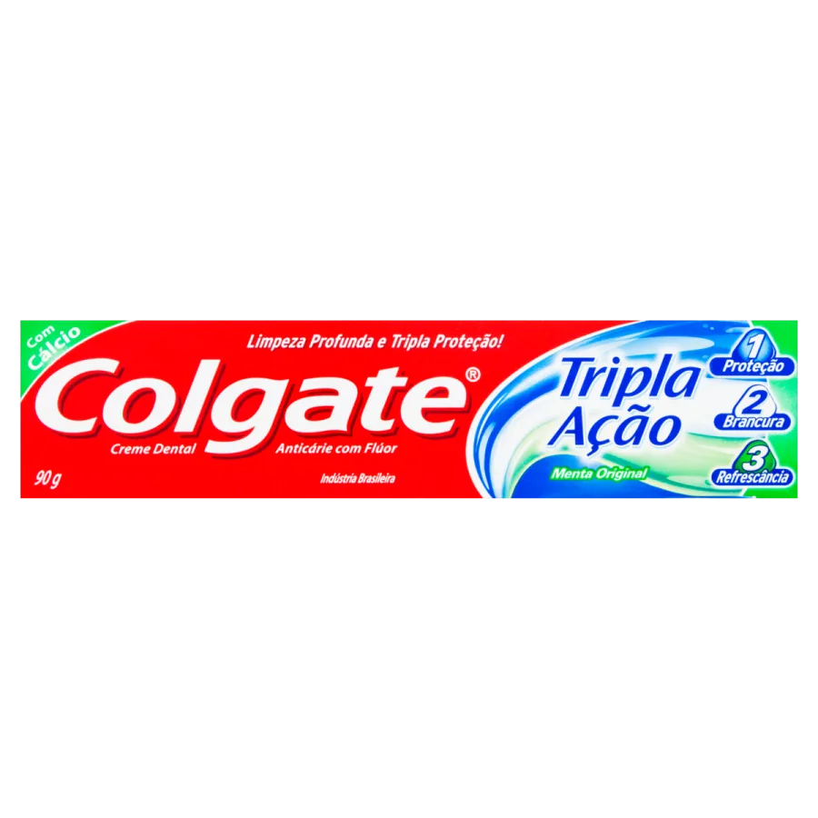 Creme Dental Colgate Tripla Acao Menta Original 90G