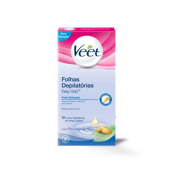 Veet Folhas para Depilacao Pele Delicada