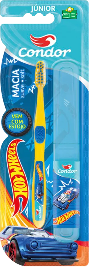 Escova Dental Condor Hot Wheels Jr