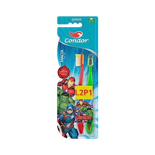 Escova Dental Condor Avengers Jr Lv2pg1