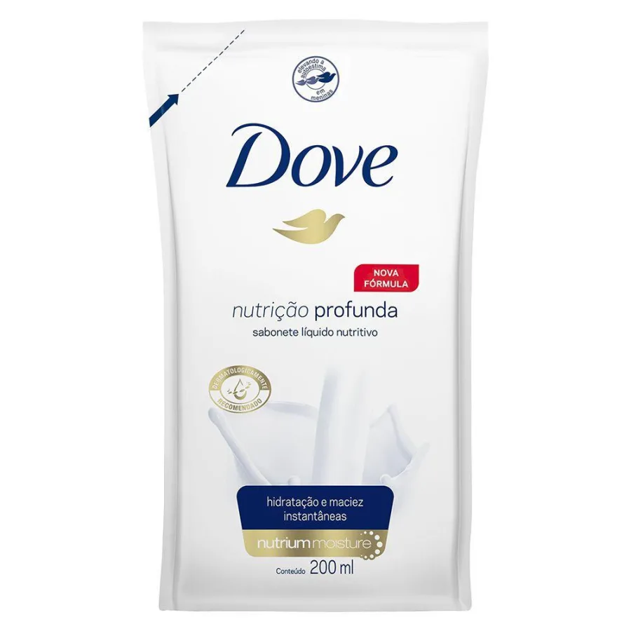 Refil Sabonete Dove Nutriçao Profunda 200ML