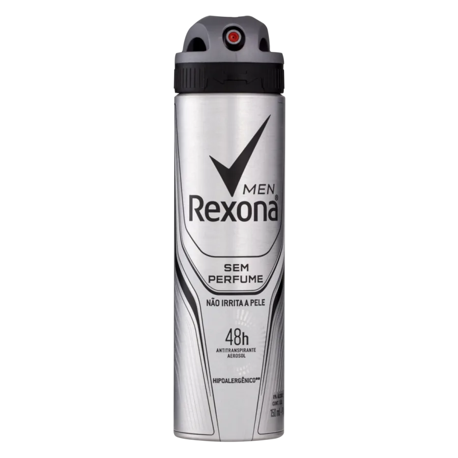 Desodorante Rexona Men sem Perfume Aerosol 150ML