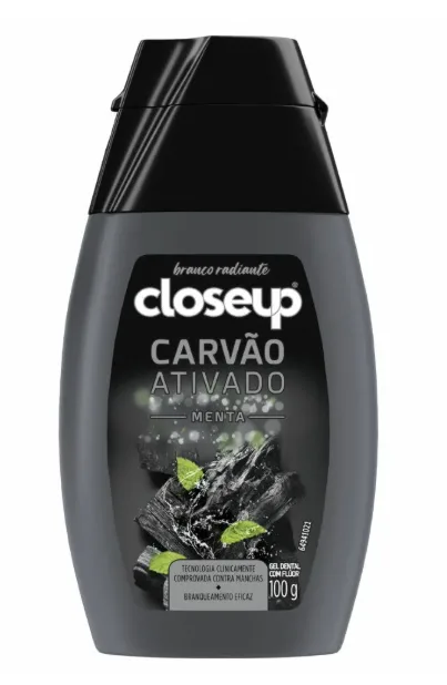 Gel Dental Closeup Carvao Ativado Menta 100G