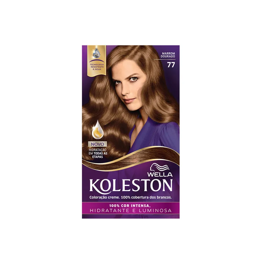 Tintura Koleston Cr 77 Marrom Dourado