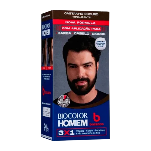 Tintura Biocolor Homem Castanho Escuro