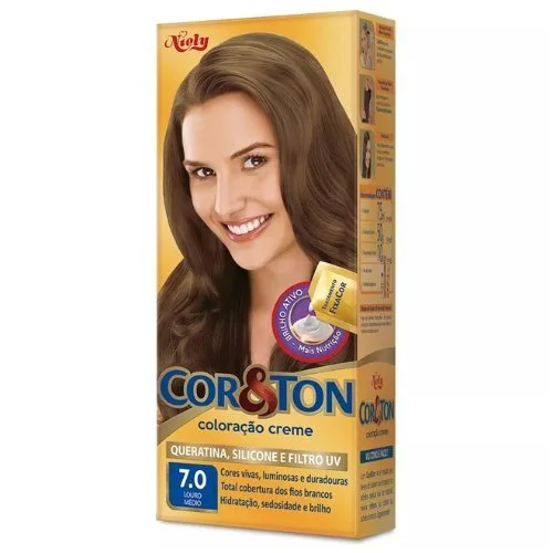 Tintura Cor&ton N.7.0 Louro Medio
