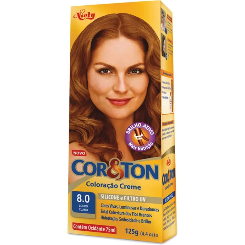 Tintura Cor&ton N.8.0 Louro Claro