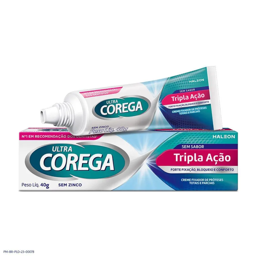 Corega Ultra Creme sem Sabor 40G