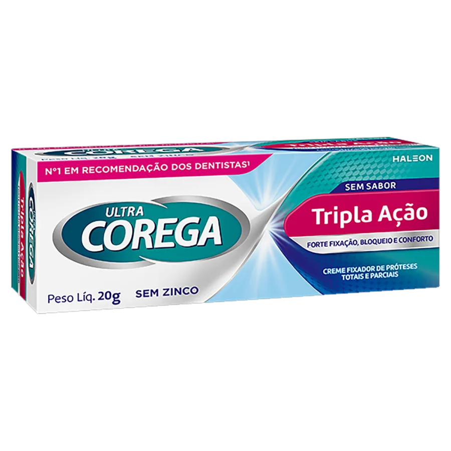Corega Ultra Creme sem Sabor 19G