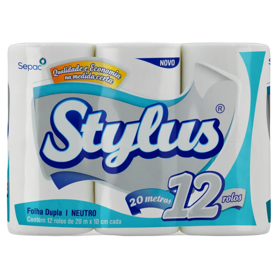 Papel Higienico Folha Dupla Stylus