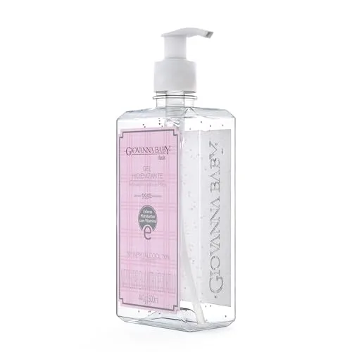Alcool Gel Giovanna Baby Rosa 500ML