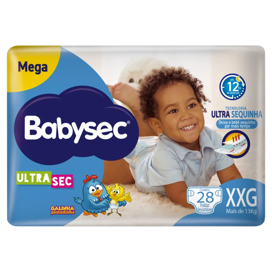 Fralda Babysec Ultra Mega Xxg 28und