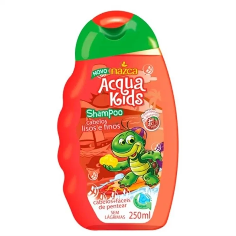 Shampoo Acqua Kids Cabelos Lisos e Finos 250ML