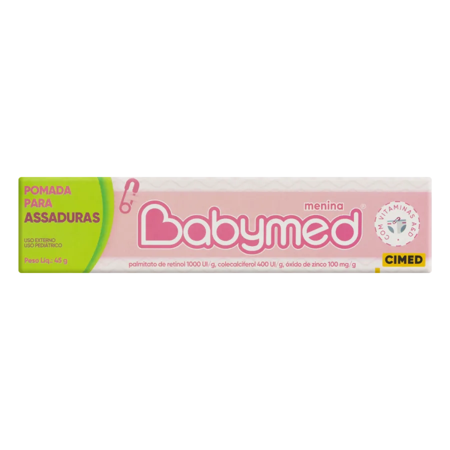 Babymed Rosa Pomada para Assaduras 45g