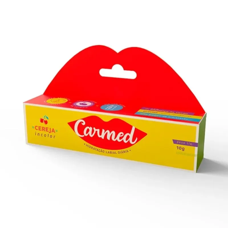 Carmed Hidratante Labial Cereja Incolor 10g