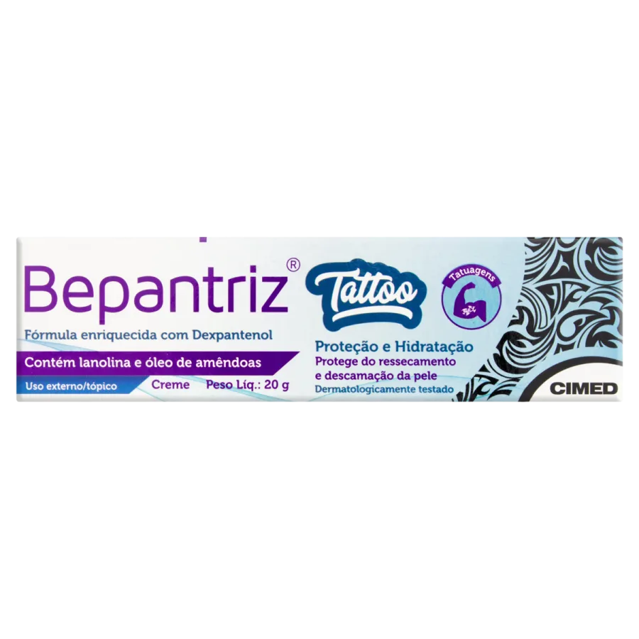 Bepantriz Tattoo Creme Hidratante 20g