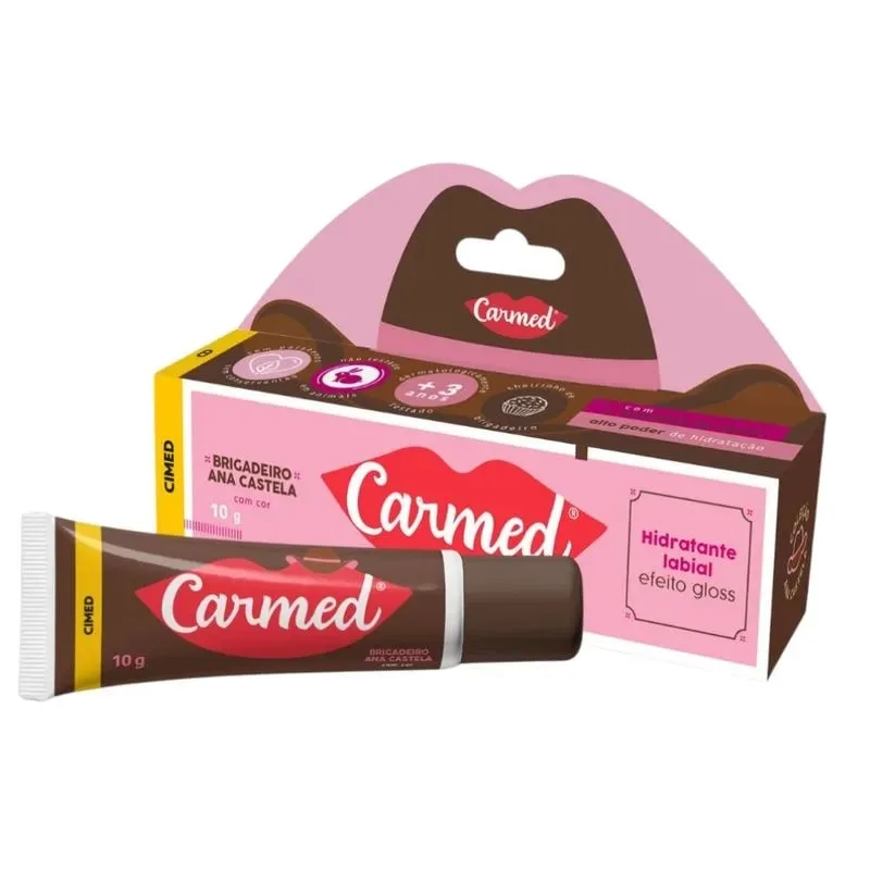 Carmed Hidratante Labial Brigadeiro Ana Castela 10g