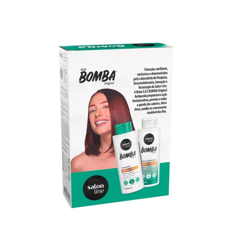Kit Salon Line Shampoo+cond Sos Bomba Antiqueda 200ML