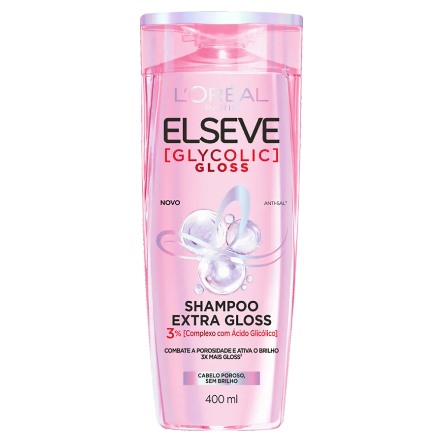 Shampoo Elseve Glycolic Gloss 400ML