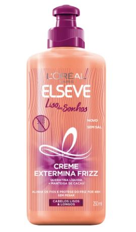 Creme de Pentear Elseve Liso dos Sonhos AHA + Queratina Vegetal 250ml
