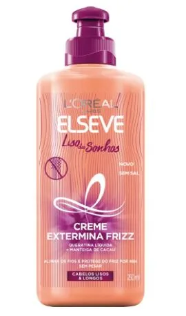 Creme de Pentear Elseve Liso dos Sonhos AHA + Queratina Vegetal 250ml