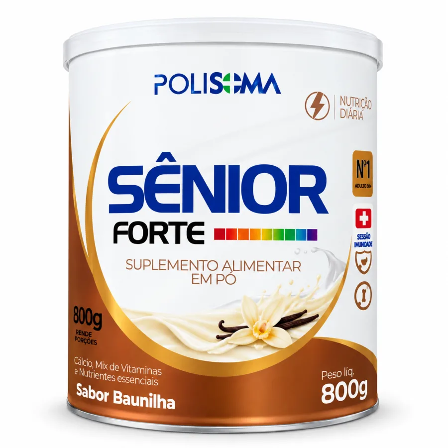 Polisoma Sênior Forte Sabor Baunilha 800g