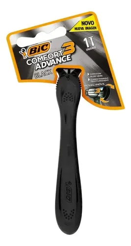 Aparelho Barbear BIC Comfort 3 Advance Black 1 Unidade