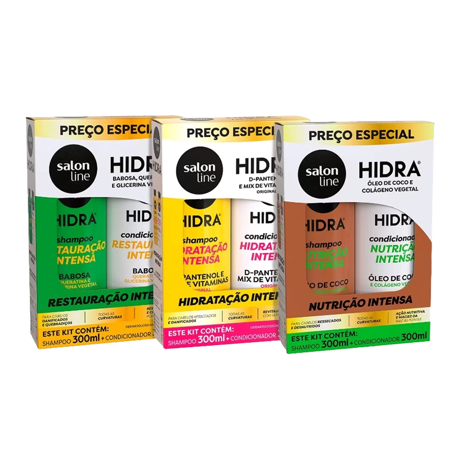 Kit Salon Line Shampoo 300ml + Condicionador 300ml