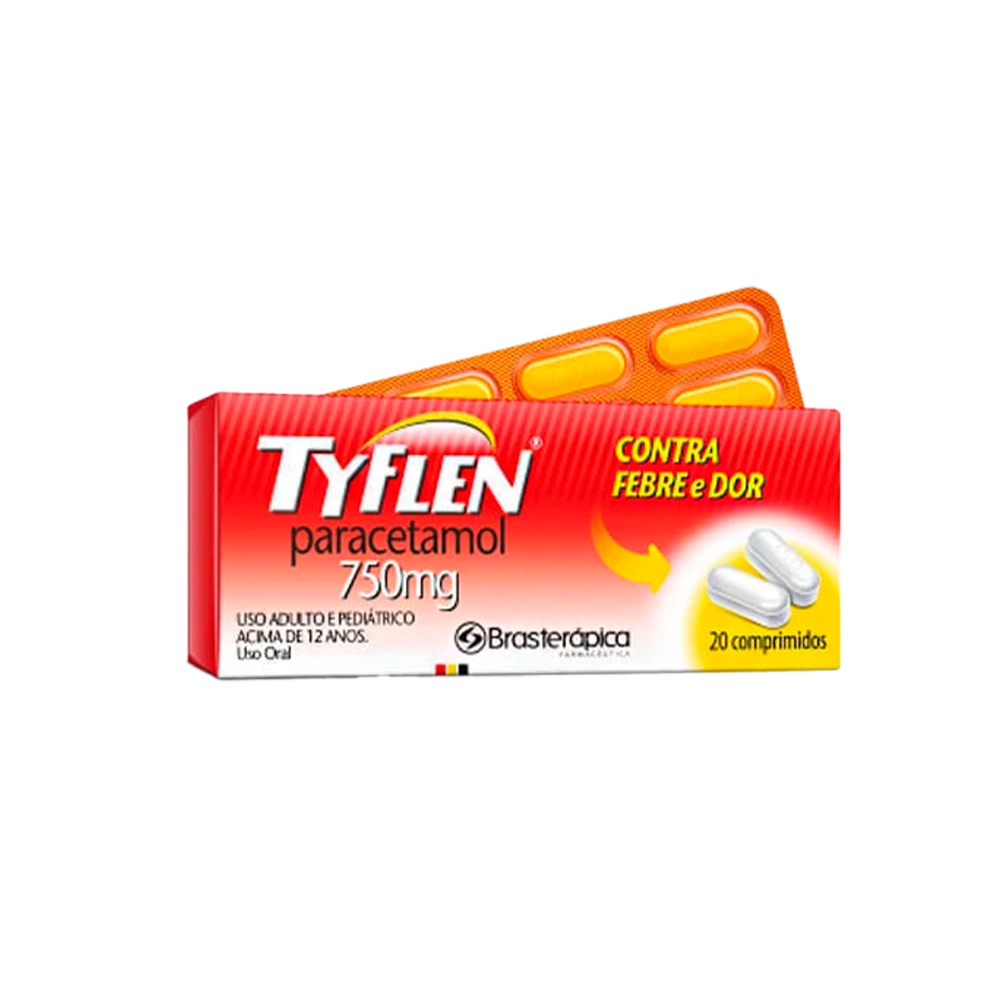 TYFLEN (PARACETAMOL) 750MG 20 CPR