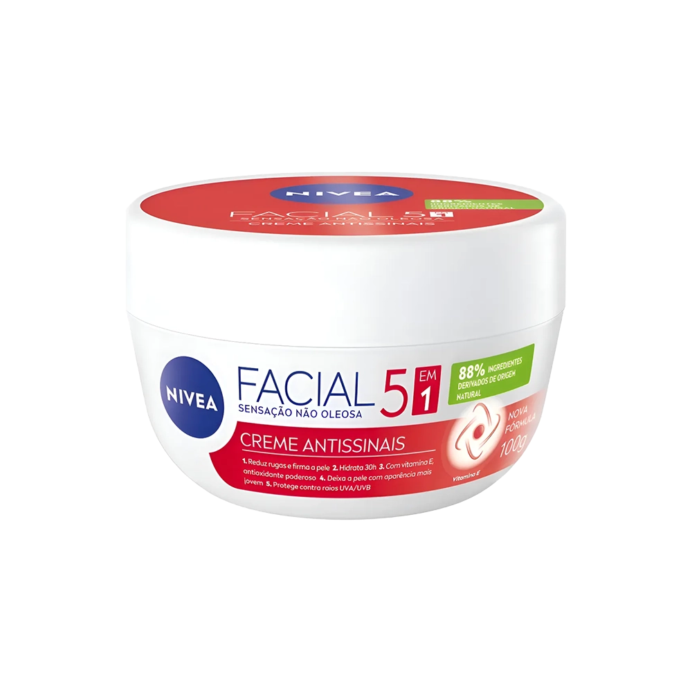 Creme Facial Antissinais NIVEA 100g FPS 5