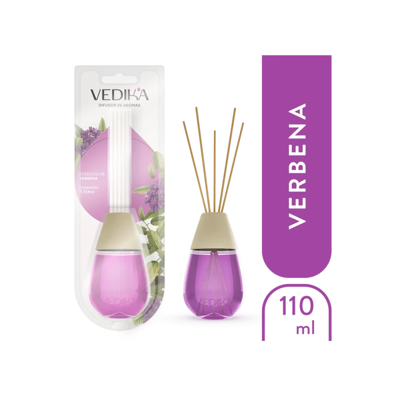 DIFUSOR DE VARETAS VEDIKA VERBENA 110 ML